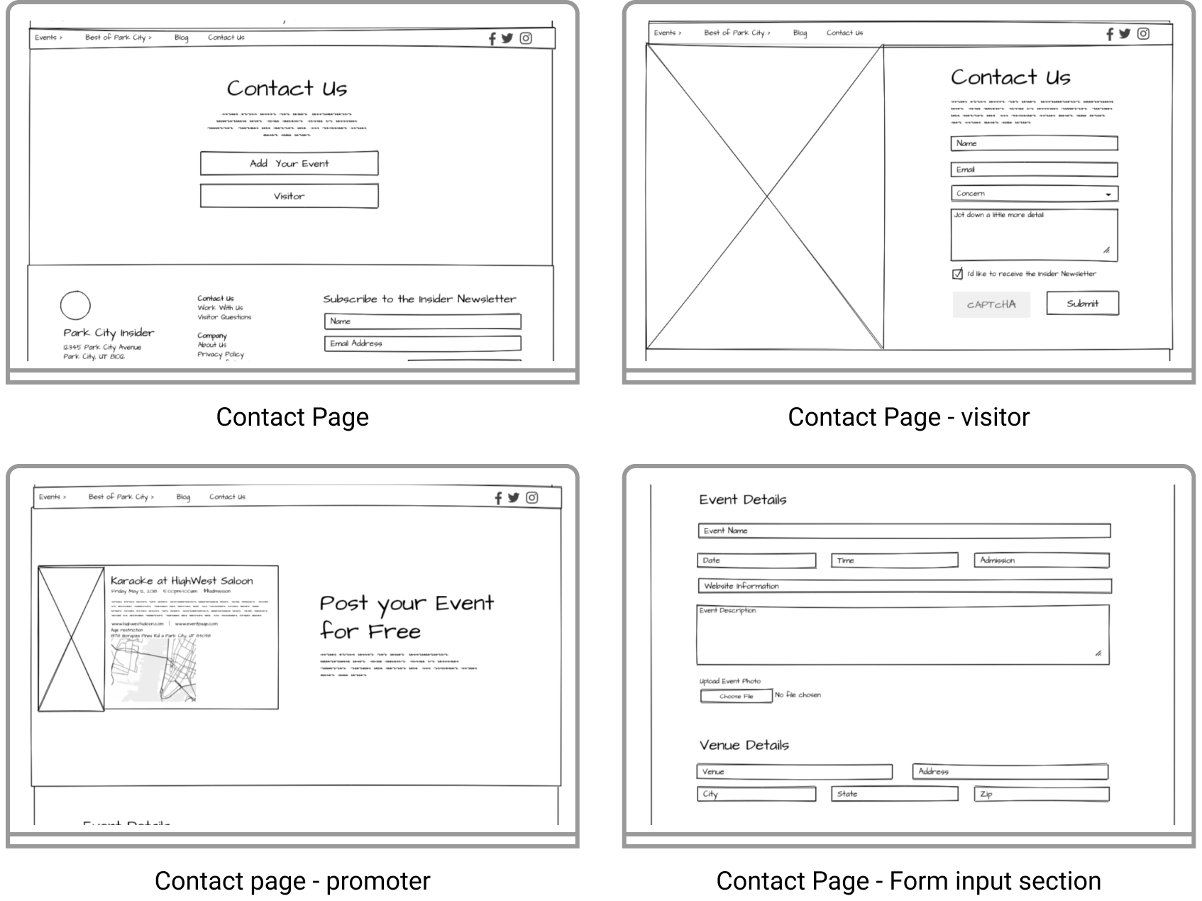 Digital wireframes continued